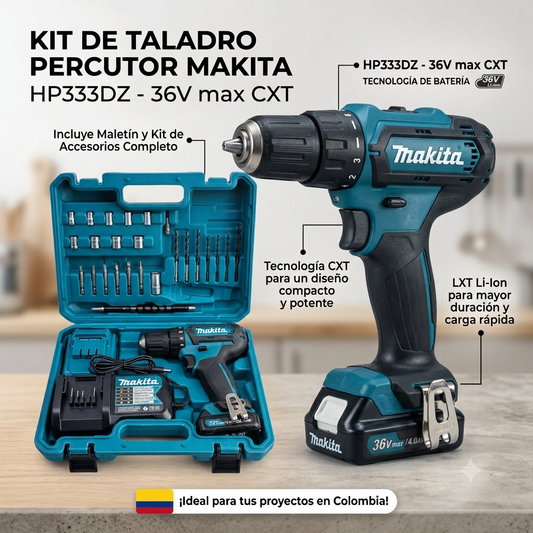 Taladro Makita 36V - Pago Contra Entrega, Envío Gratis y Garantía Incluida